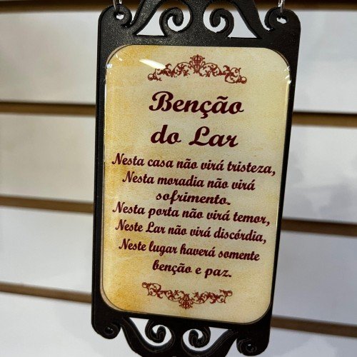 Adorno duplo Nossa Senhora Aparecida fundo creme