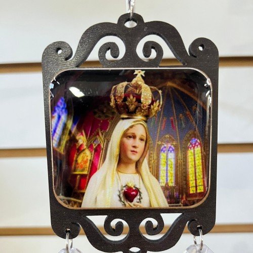 Adorno duplo Nossa Senhora de Fátima