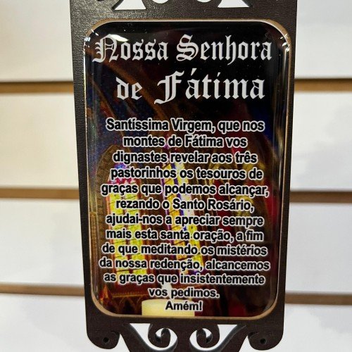 Adorno duplo Nossa Senhora de Fátima