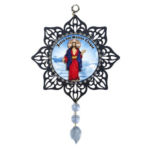 Mandala Stras Tab - Jesus das Santas Chagas