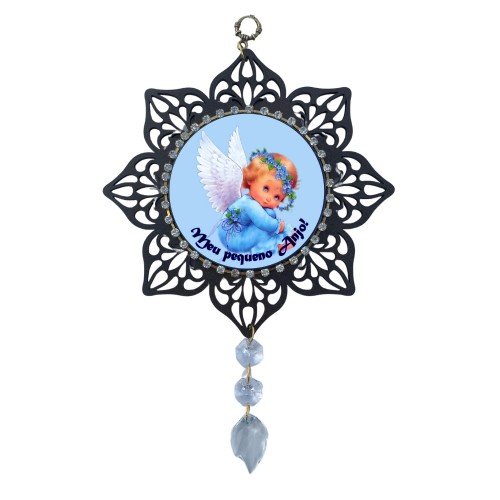 Mandala Stras Tab - Anjinho Azul
