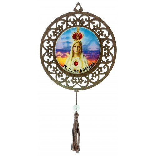 Mandala Mãe Rainha - cor tabaco