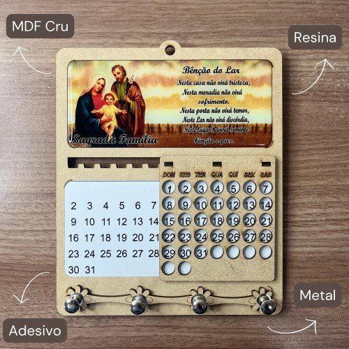 Calendário - Sagrada Família