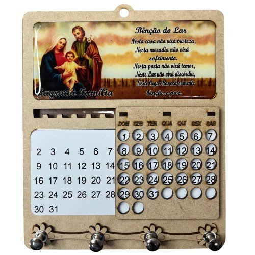 Calendário - Sagrada Família
