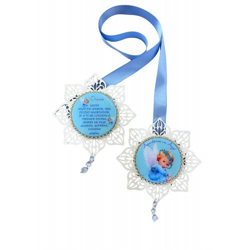 Esc. com Stras - Anjinho Azul