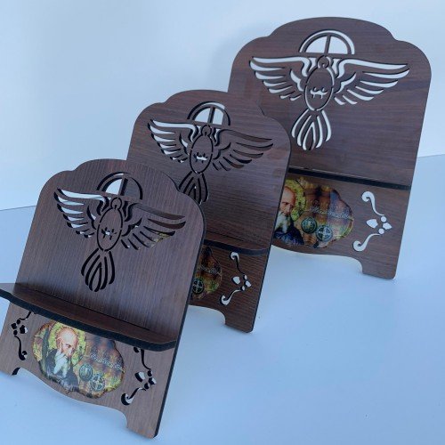 Porta Bíblia Castanho Resinado P - São Bento