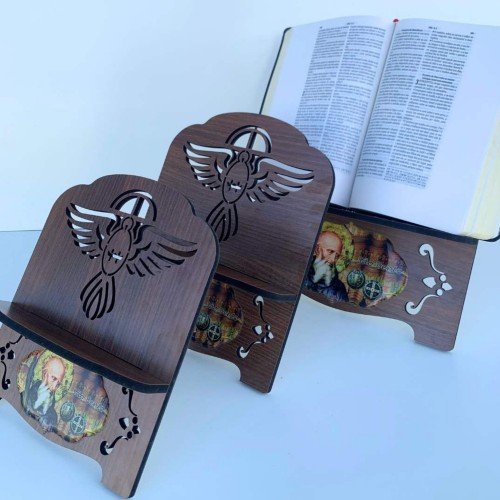 Porta Bíblia Castanho Resinado P - São Bento
